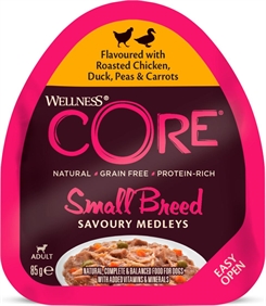 CORE Savoury Medleys Small breed, kylling og and 85g - hundemad